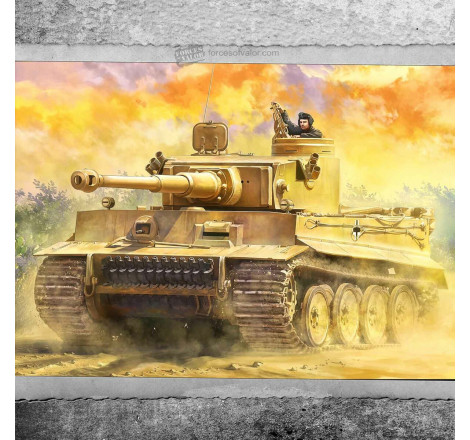 Forces of Valor® Maquette militaire char Tiger (Tunisie, été 1943) 1:72 référence 873001A