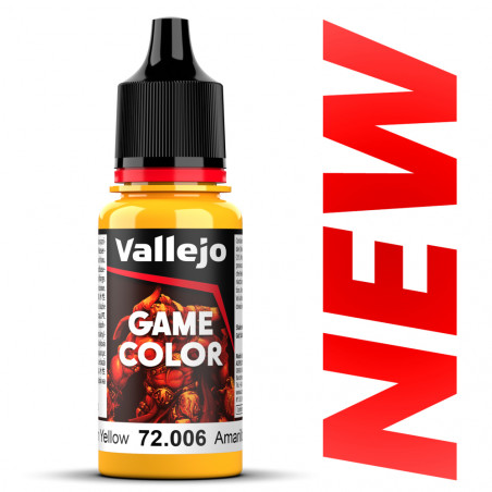 Peinture Vallejo® Game Color Sun Yellow référence 72006
