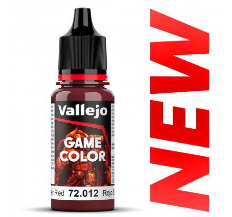 Peinture Vallejo® Game Color Scarlet red référence 72012