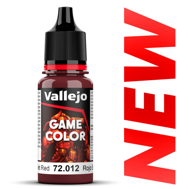 Peinture Vallejo® Game Color Scarlet red référence 72012
