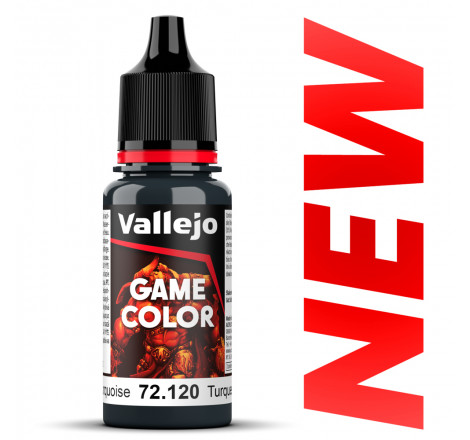 Peinture Vallejo® Game Color Abyssal turquoise référence 72120