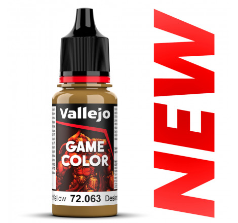 Peinture Vallejo® Game Color Desert yellow référence 72063