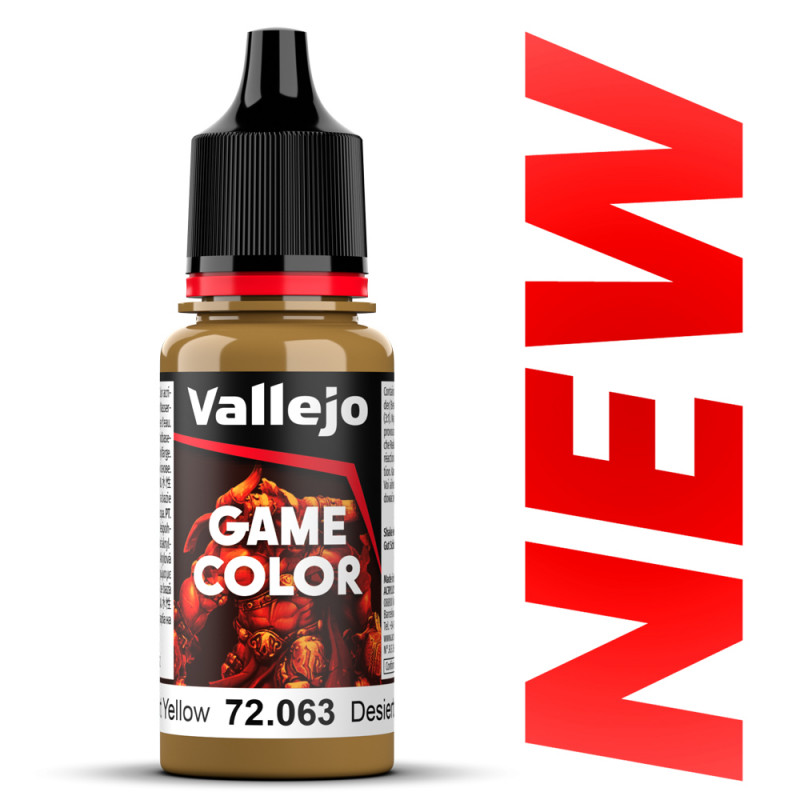 Peinture Vallejo® Game Color Desert yellow référence 72063