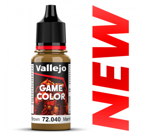 Peinture Vallejo® Game Color Leather brown référence 72040