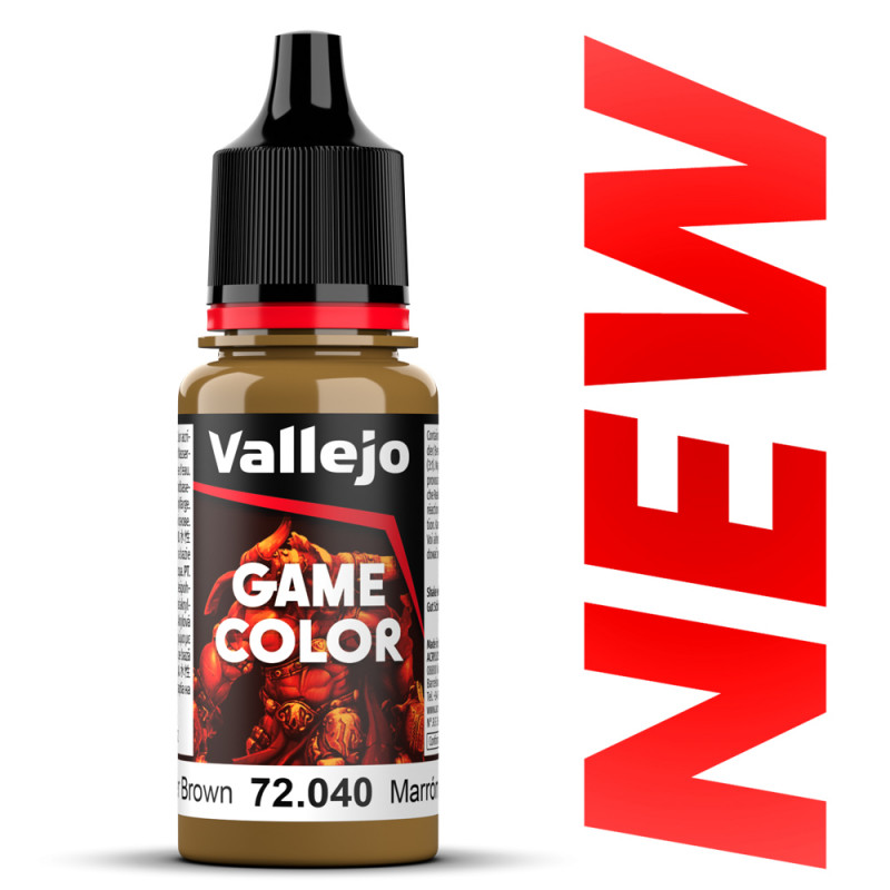 Peinture Vallejo® Game Color Leather brown référence 72040