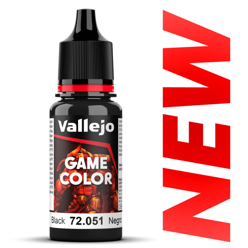 Peinture Vallejo® Game Color Black référence 72051