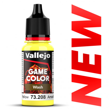Peinture Vallejo® Game Color Wash Yellow référence 73208