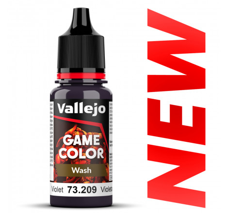 Peinture Vallejo® Game Color Wash Violet référence 73209