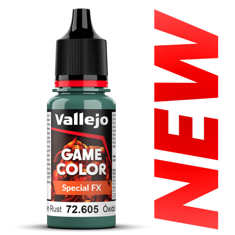 Peinture Vallejo® Game Color Special FX Green rust - vert rouille référence 72605