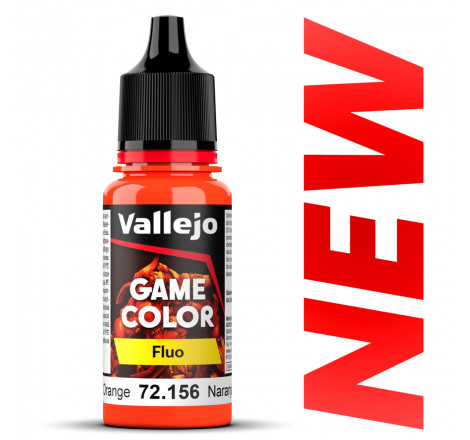 Peinture Vallejo® Game Color Fluo orange fluorescent