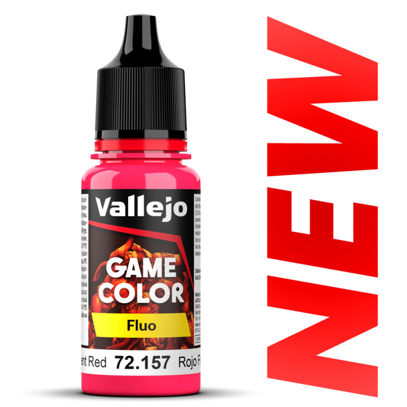 Peinture Vallejo® Game Color Fluo rouge référence 72157