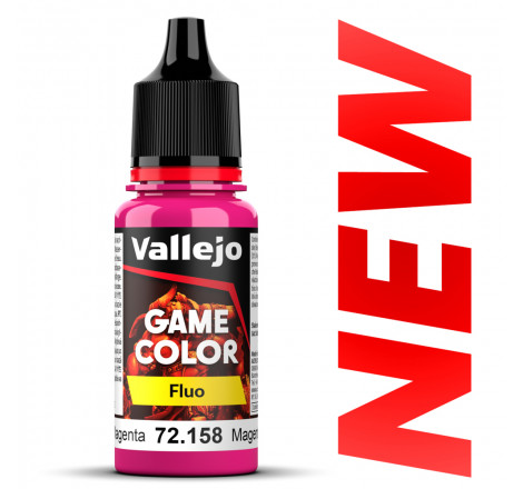 Peinture Vallejo® Game Color Fluo magenta référence 72158