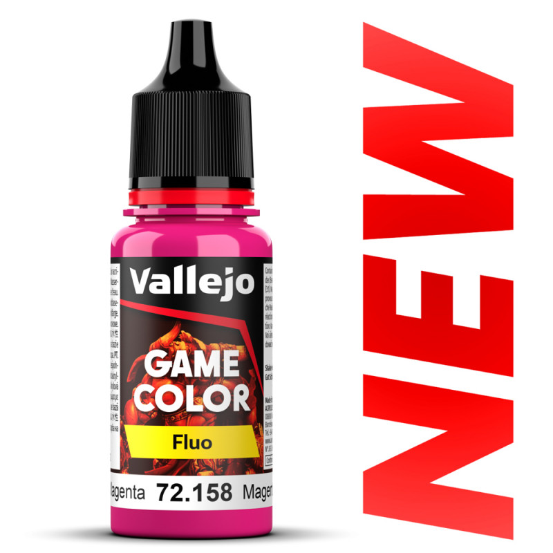 Peinture Vallejo® Game Color Fluo magenta référence 72158