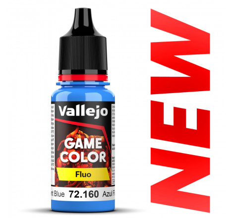 Peinture Vallejo® Game Color Fluo bleu référence 72160