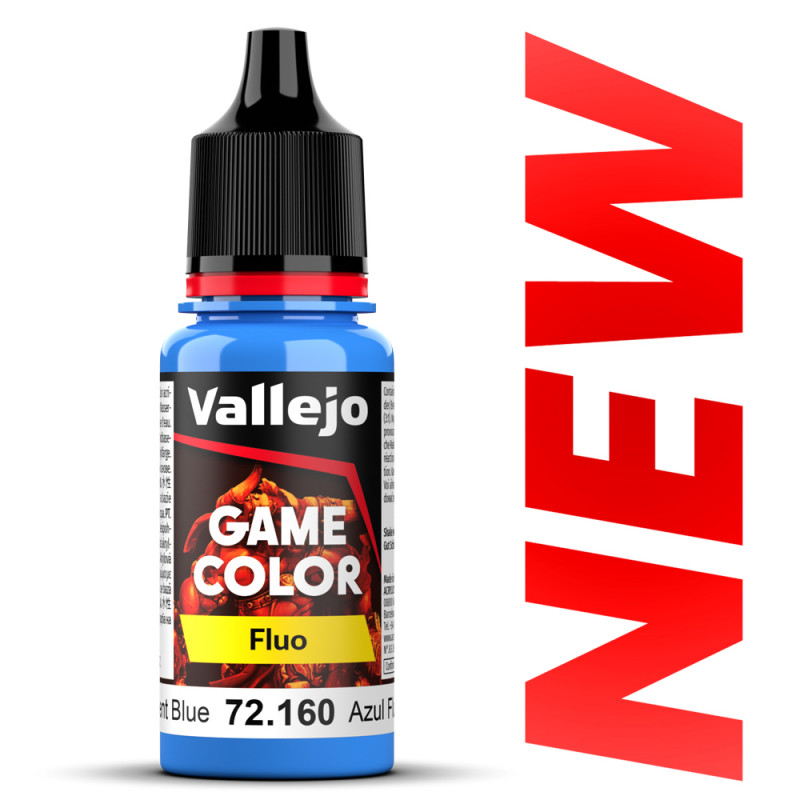 Peinture Vallejo® Game Color Fluo bleu référence 72160