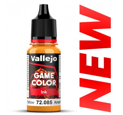 Peinture Vallejo® Game Color Ink encre jaune référence 72085