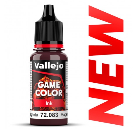 Peinture Vallejo® Game Color Ink encre magenta référence 72083