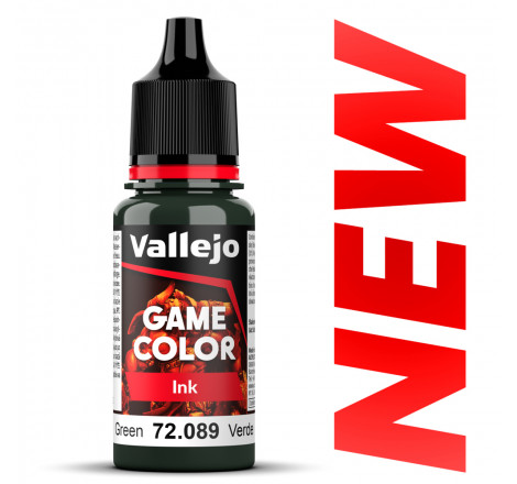 Peinture Vallejo® Game Color Ink encre verte référence 72089