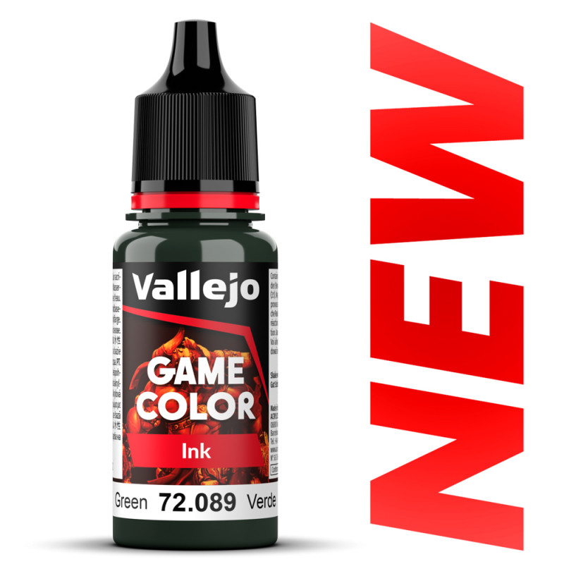 Peinture Vallejo® Game Color Ink encre verte référence 72089