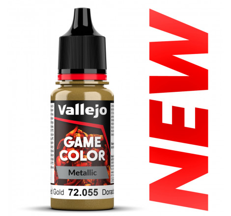 Peinture Vallejo® Game Color Metallic Or poli référence 72055