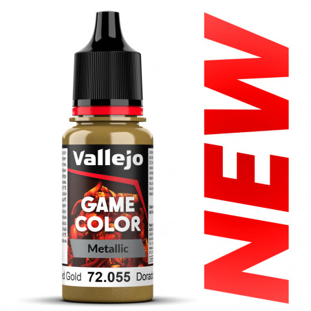 Peinture Vallejo® Game Color Metallic Or poli référence 72055