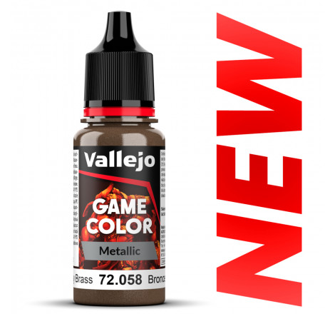 Peinture Vallejo® Game Color Metallic bronze poli référence 72058