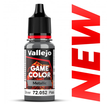 Peinture Vallejo® Game Color Metallic argent elfique référence 72052