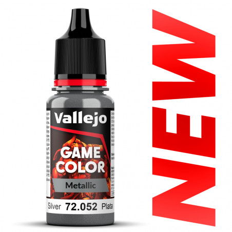 Peinture Vallejo® Game Color Metallic argent elfique référence 72052