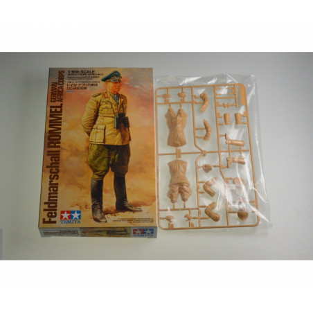 Feldmarschall Rommel (Afrika Korps) 1/16 Tamiya "Serie World Figure" Aupetitbunker reims