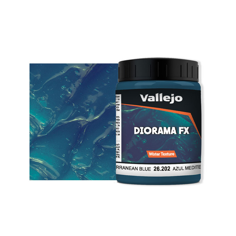 Vallejo® Diorama FX eau bleu méditerranée référence 26202