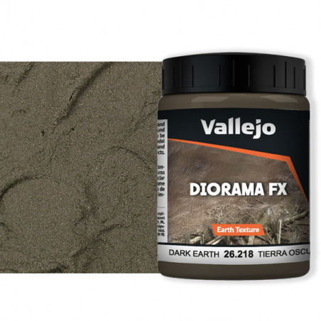 Vallejo® Diorama FX terre sombre référence 26218