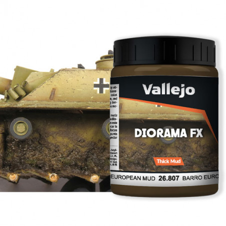 Vallejo® Diorama FX boue épaisse européenne référence 26807