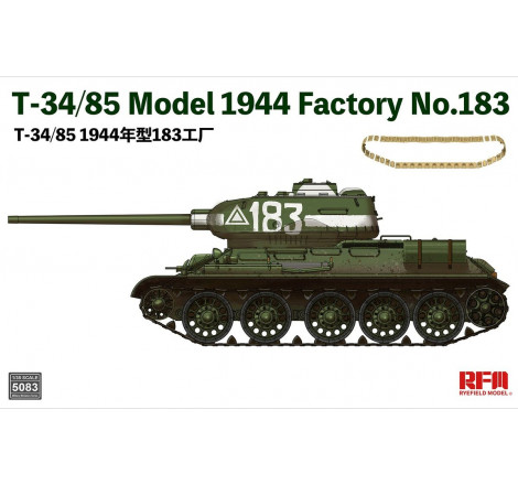 RFM® Maquette militaire char soviétique T-34/85 (1944) Usine No.183 1:35 référence 5083