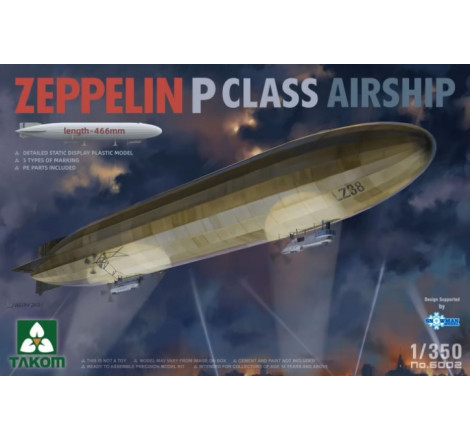 Takom® Maquette militaire Zeppelin P Class Airship 1:350 référence 6002