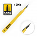 Ammo® Cutter jetable à lame droite (11P) (4 pcs)