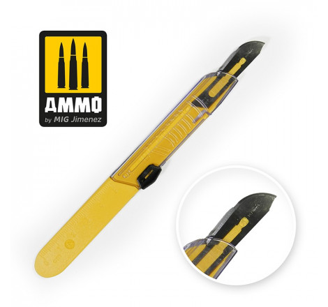 Ammo® Cutter jetable, à grande lame incurvée (20) référence A.MIG-8699