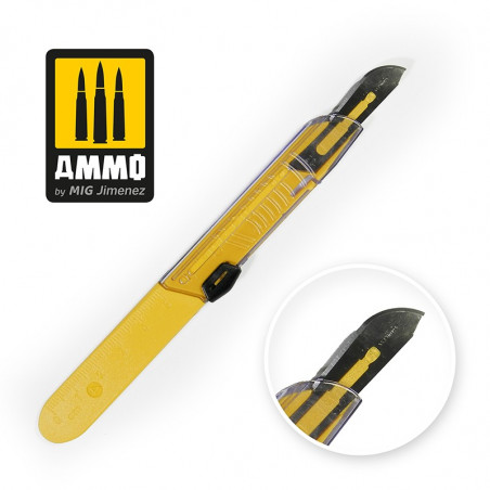 Ammo® Cutter jetable, à grande lame incurvée (20) référence A.MIG-8699