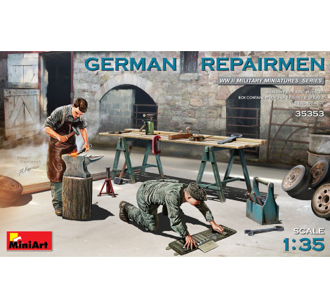 MiniArt® Figurines german repairmen 1:35 référence 35353