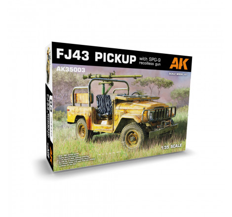 AK® Maquette militaire véhicule FJ43 Pickup avec canon SPG-9 1:35 référence AK35003