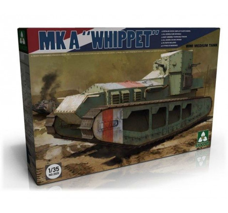 Takom® Maquette militaire tank MKA Whippet 1:35 référence 2025