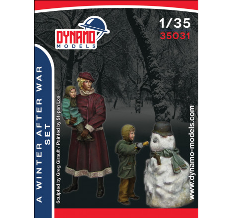 Dynamo Models® Set de 4 figurines d'après guerre 1:35 référence 35031