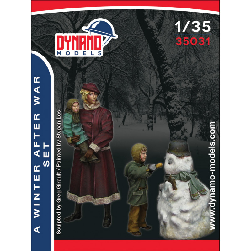 Dynamo Models® Set de 4 figurines d'après guerre 1:35 référence 35031