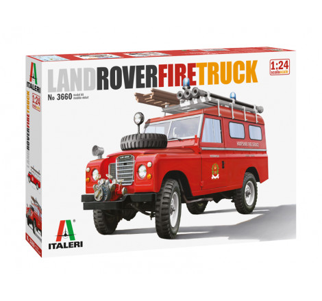 Italeri® Maquette de véhicule de pompiers Land Rover 1:24 référence 3660