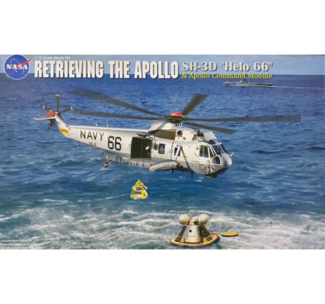 Récupération du module de commande Apollo "SH-3D" "Helo 66" 1/72 Dragon. Magasin Au petit bunker reims