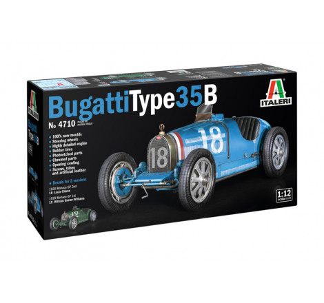 Italeri® Maquette de voiture Bugatti Type 35B 1:12 référence 4710