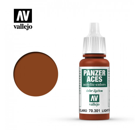 Vallejo® Peinture acrylique Panzer Aces Rouille légère référence 70301