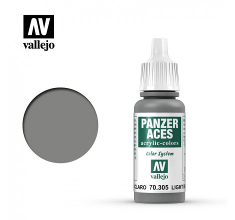 Vallejo® Peinture acrylique Panzer Aces Light Rubber (caoutchouc clair) référence 70305