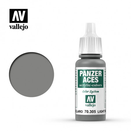 Vallejo® Peinture acrylique Panzer Aces Light Rubber (caoutchouc clair) référence 70305