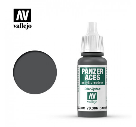 Vallejo® Peinture acrylique Panzer Aces caoutchouc foncé (pneu) référence 70306