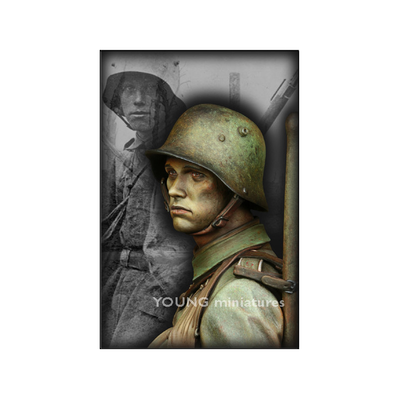 Young Miniatures® Buste Stormtrooper (bataille de la Somme 1916) WW1 1:10 référence YM1820